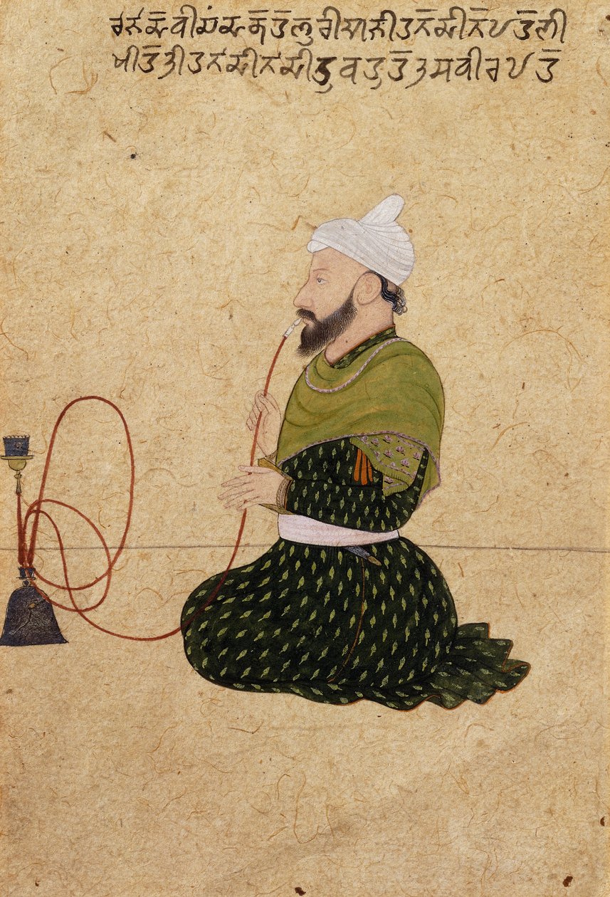 Porträt von Raja Devi Chand von Kahlur von Nainsukh