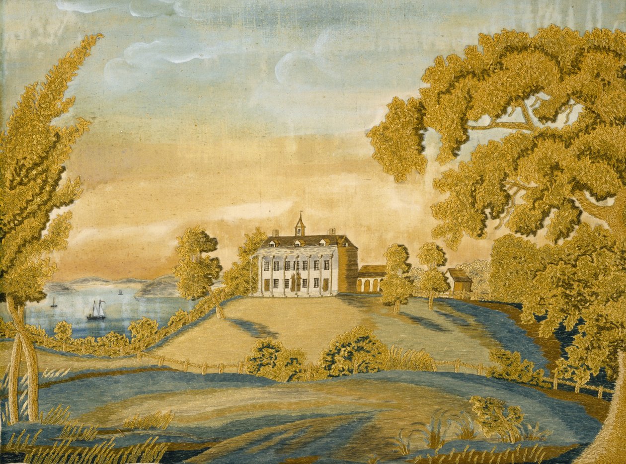 Ansicht von Mount Vernon, um 1805-1810 von Nancy Ellis Brewster