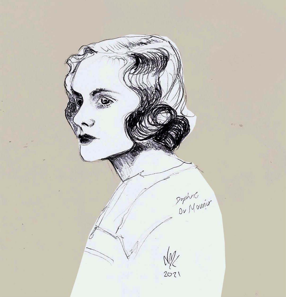 Daphne Du Maurier, 2021 von Nancy Moniz Charalambous