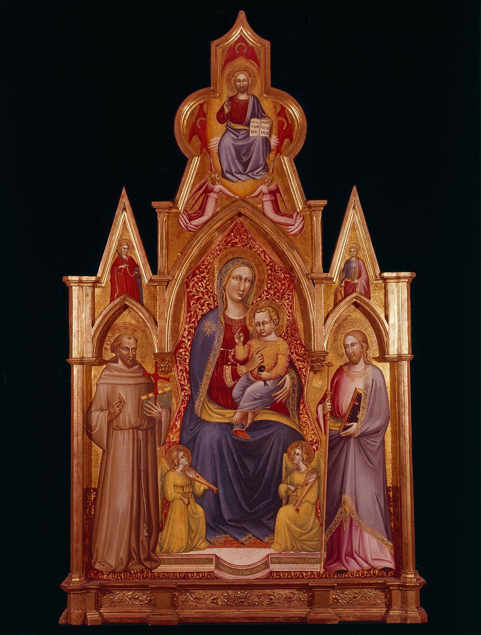 Madonna mit Kind und Heiligen von Nanni di Jacopo