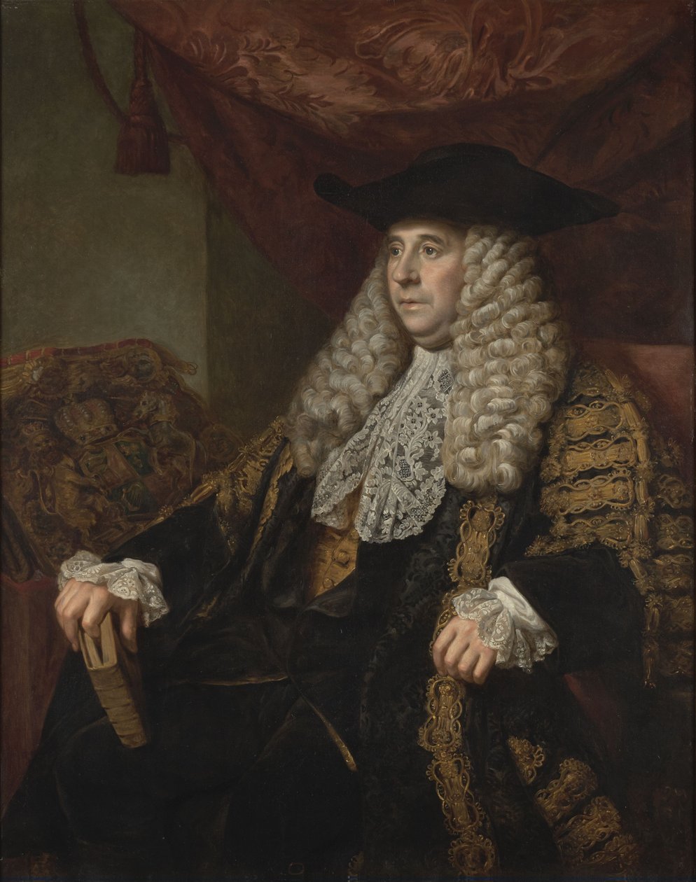 Porträt von Sir Charles Pratt, 1. Earl Camden (1714-1794) von Nathaniel Dance Holland