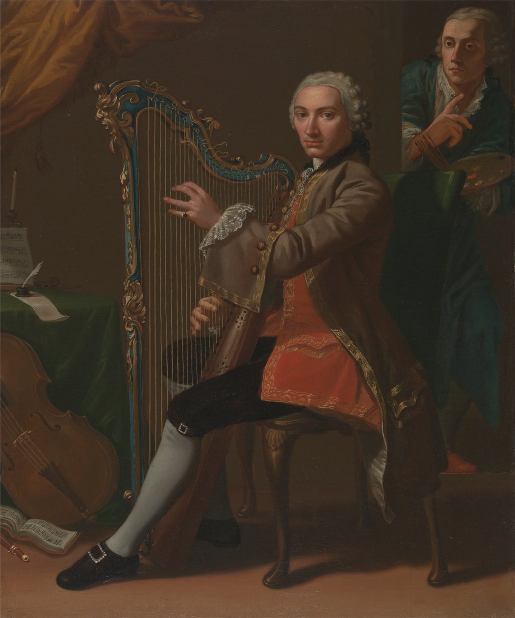 Cristiano Giuseppe Lidarti und Giovanni Battista Tempesti von Nathaniel Dance