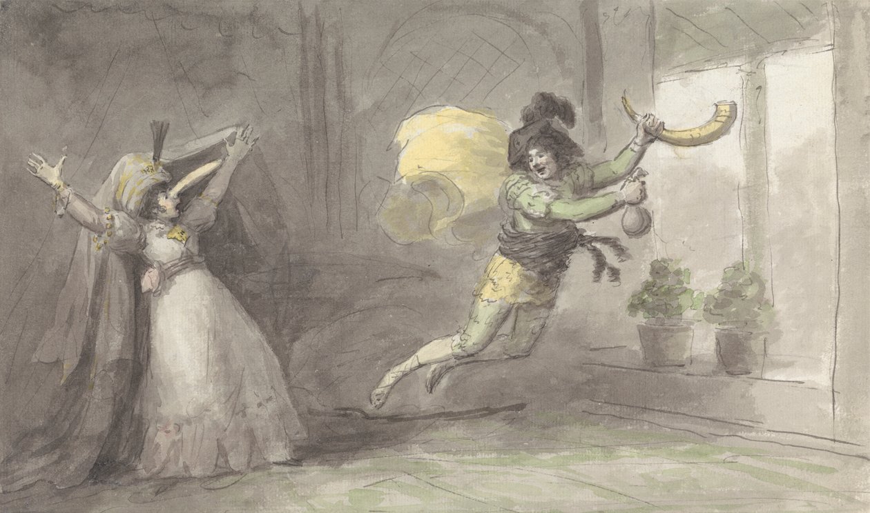 Theaterszene von Nathaniel Dance