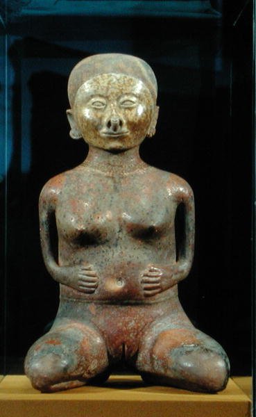 Weibliche Statuette aus Nayarit, Mexiko, 300 v. Chr. - 500 n. Chr. von Nayarit