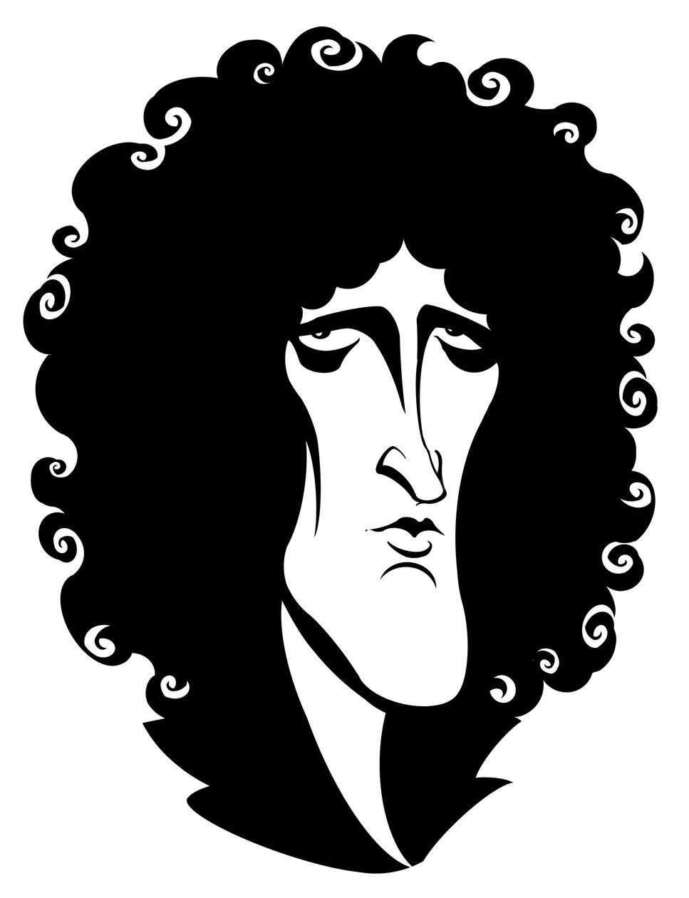 Brian May, Songwriter, Multiinstrumentalist und Sänger; Leadgitarrist der britischen Rockband Queen von Neale Osborne