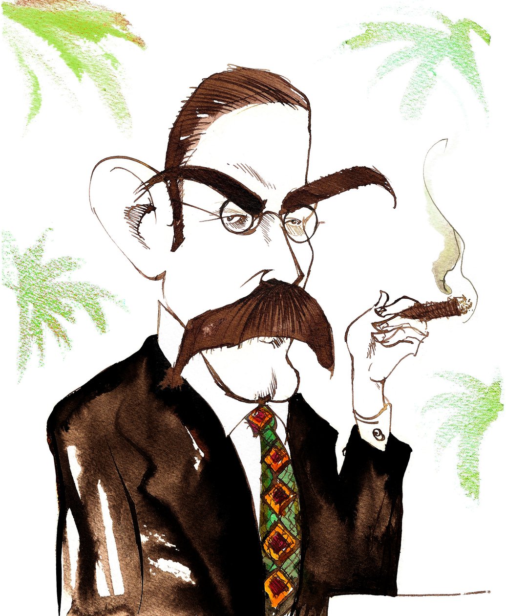 Englischer Schriftsteller Rudyard Kipling von Neale Osborne