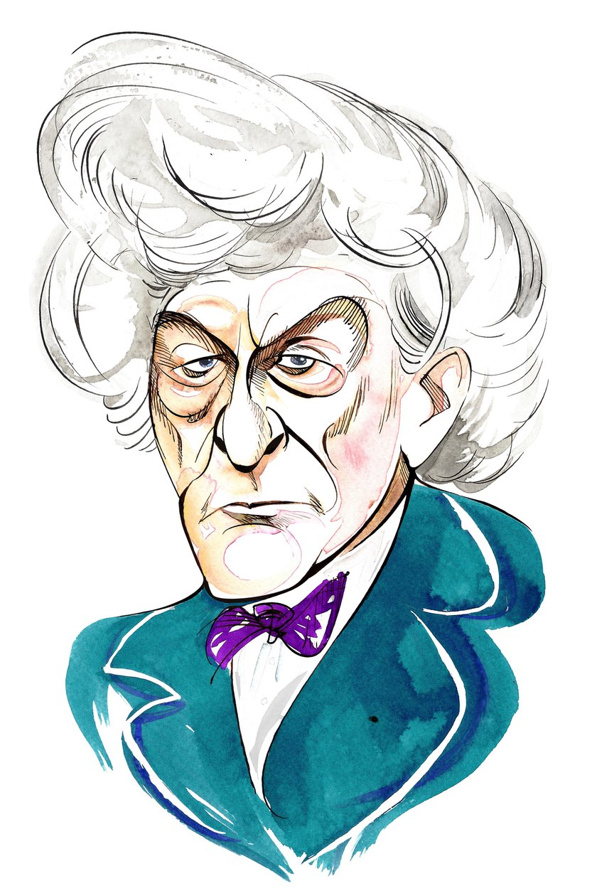 Jon Pertwee als Doctor Who in der BBC-Fernsehserie Doctor Who von Neale Osborne