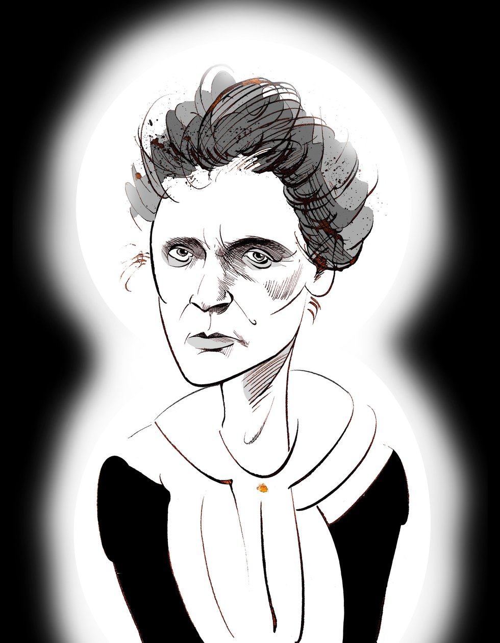 Marie Curie, französische Physikerin, 1867-1934 von Neale Osborne