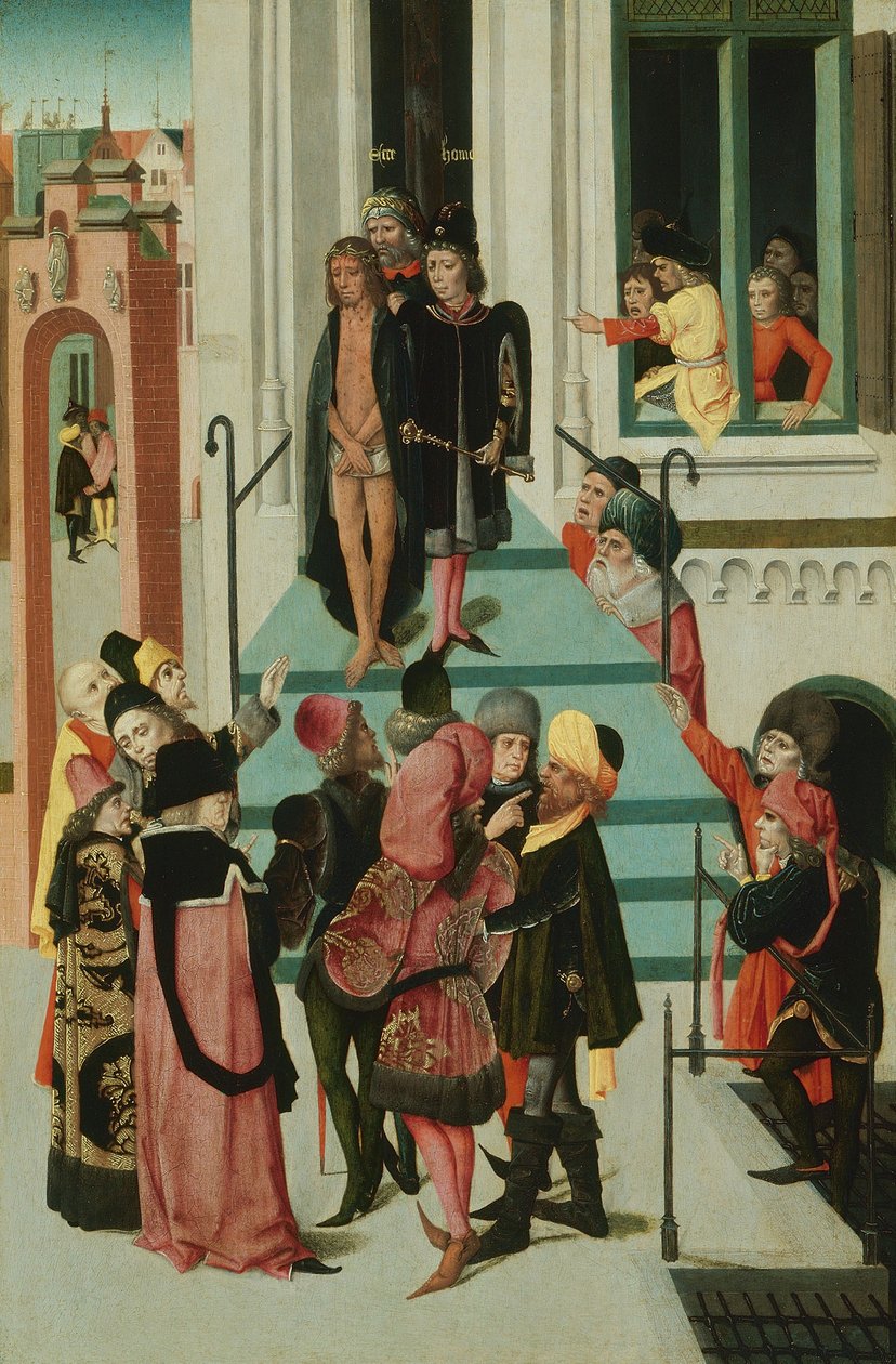 Christus dem Volk präsentiert von Netherlandish School