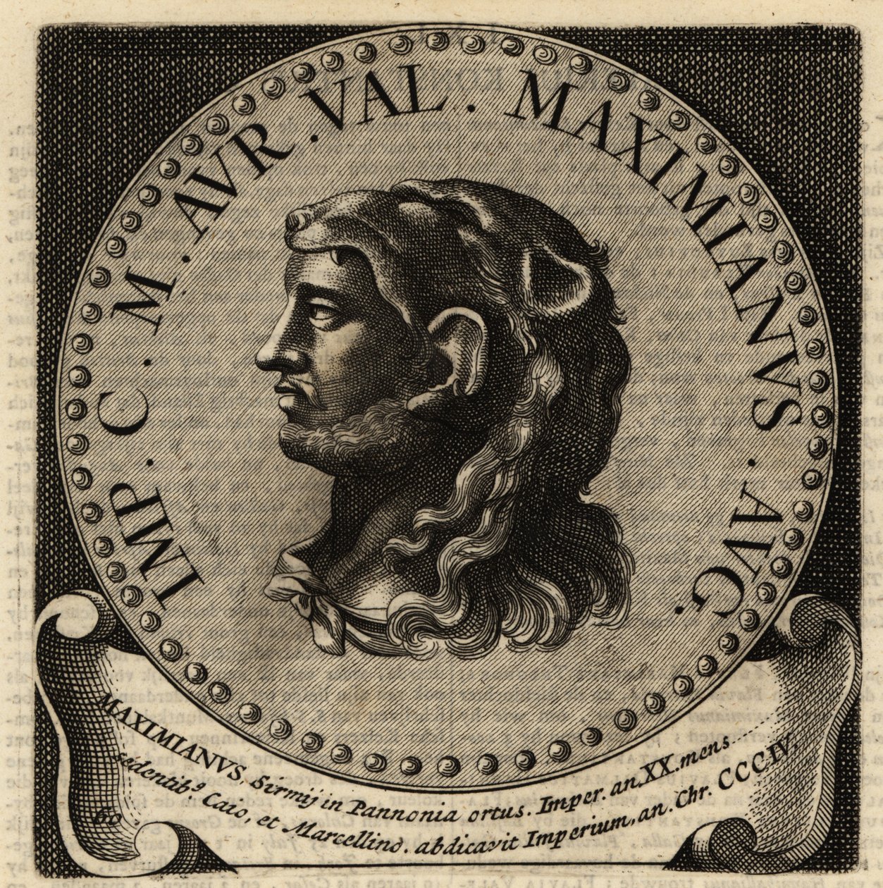 Porträt des römischen Kaisers Maximian von Netherlandish School