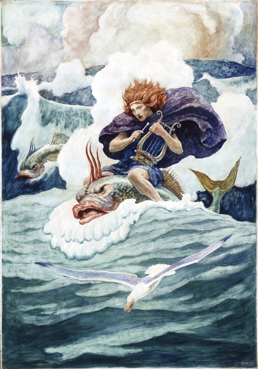 Arion und der Delfin von Newell Convers Wyeth