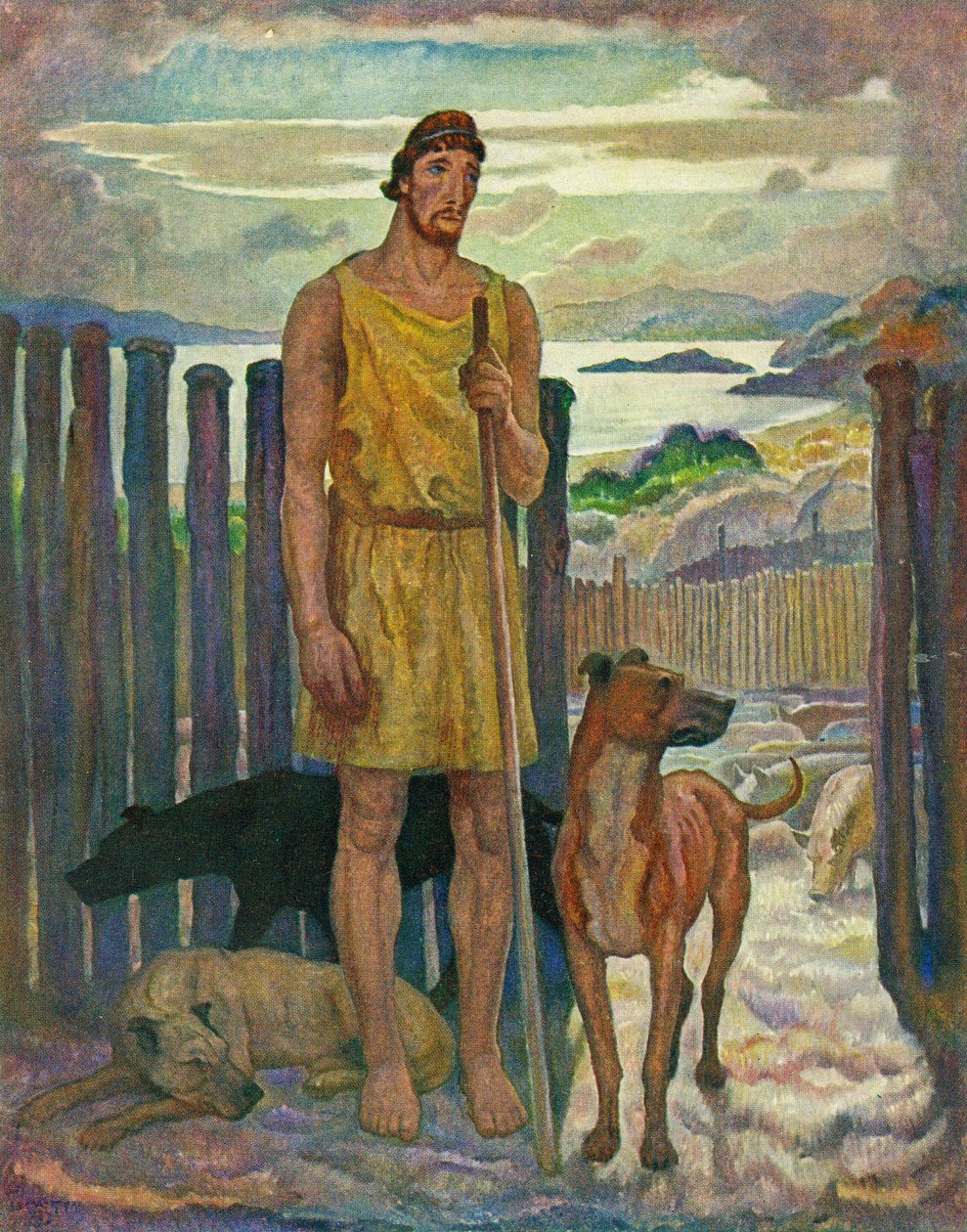Eumaios, der Schweinehirt von Newell Convers Wyeth