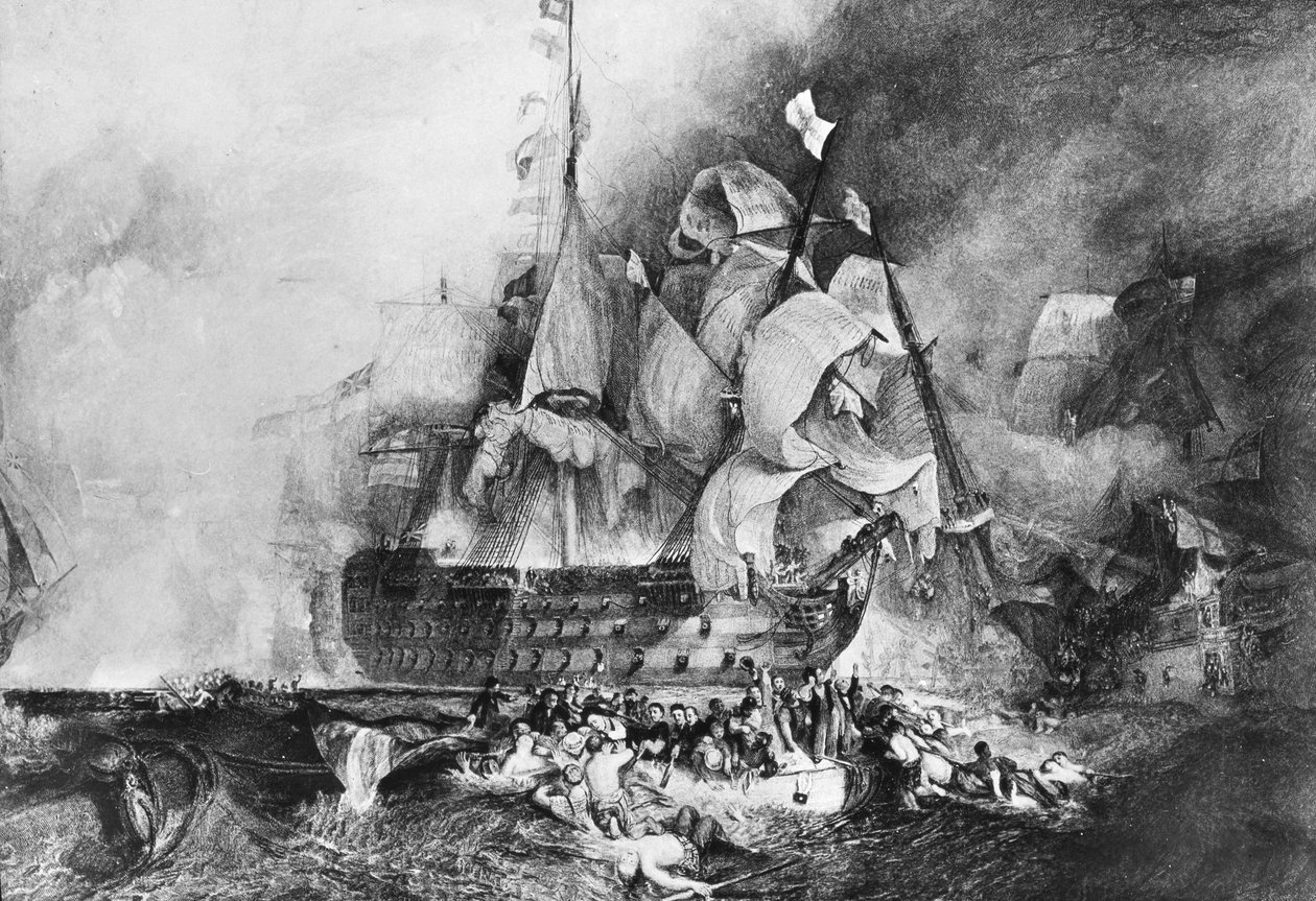 HMS Victory, britisches Kriegsschiff, ca. 1805 von Newton and Co