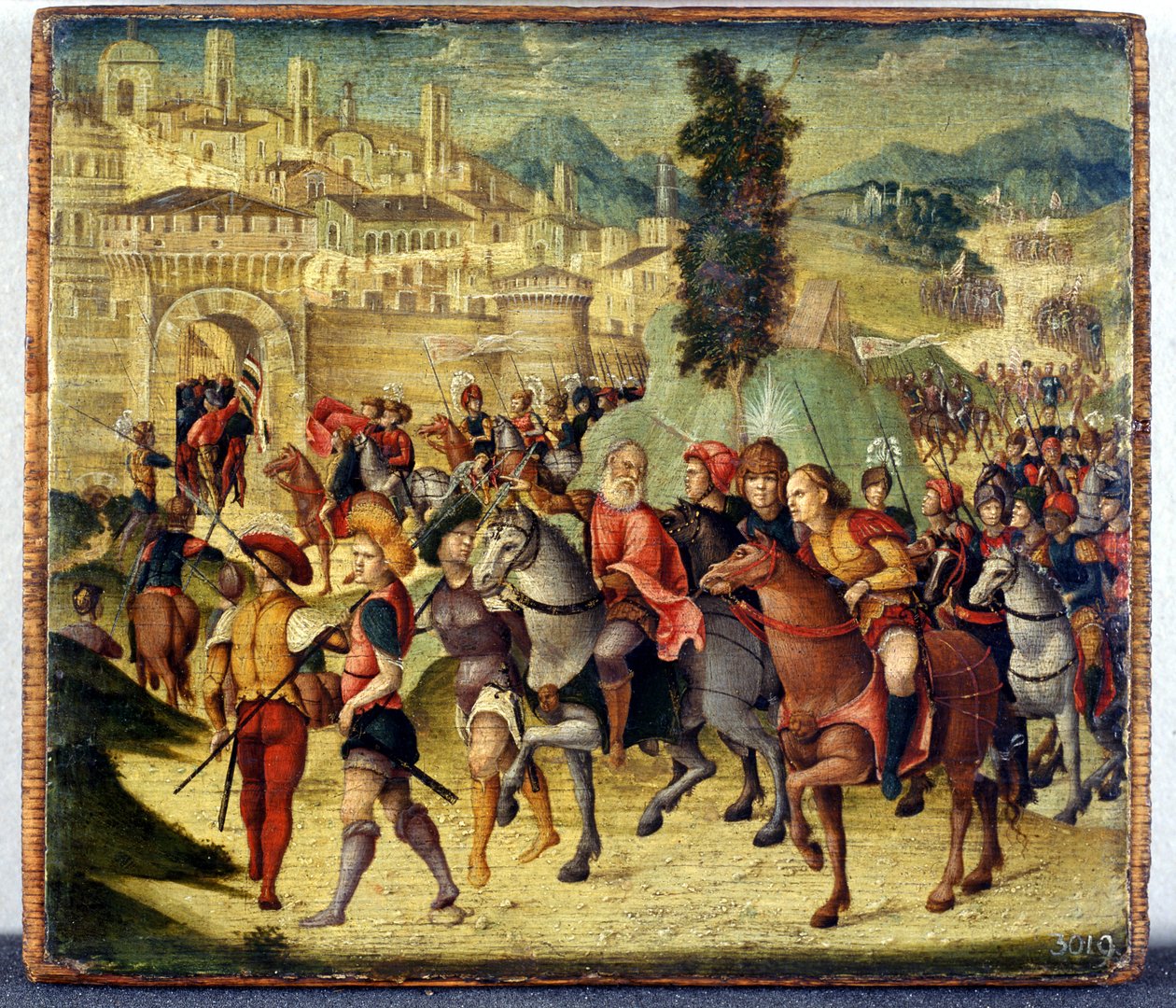 Szene aus der römischen Geschichte von Niccolo the Younger Giolfino