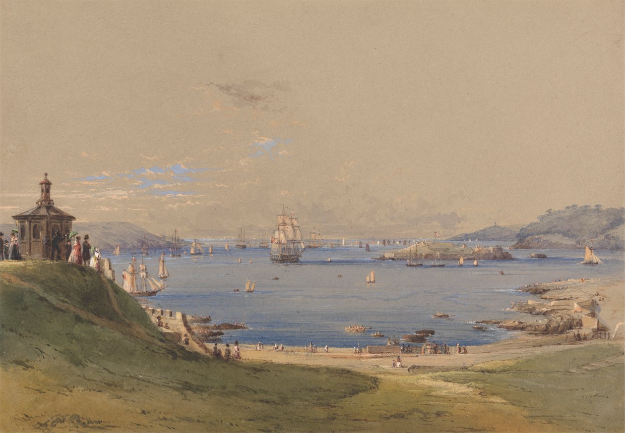 Plymouth Sound vom Hoe von Nicholas Condy
