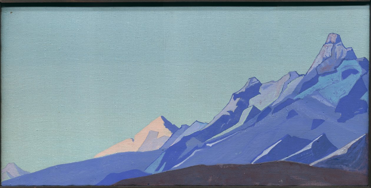 Himalaya, Abend, 1933 von Nicholas Roerich