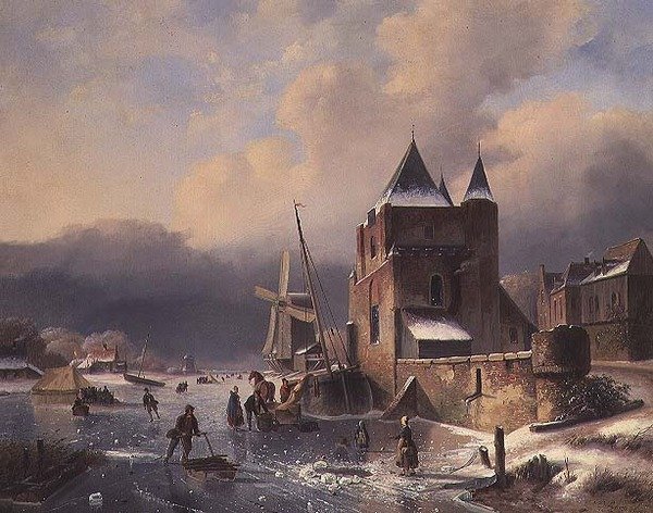 Eine Winterlandschaft von Nicholas Rosenboom