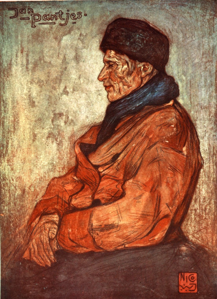 Ein alter Fischer, 1904 von Nico Jungman