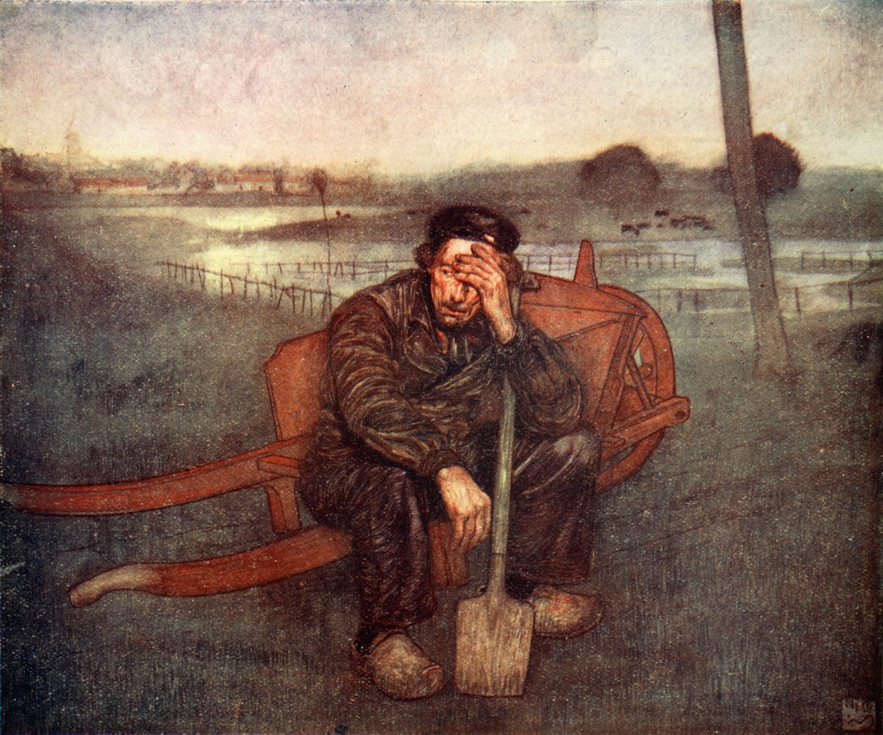 Erschöpft, 1904 von Nico Jungman
