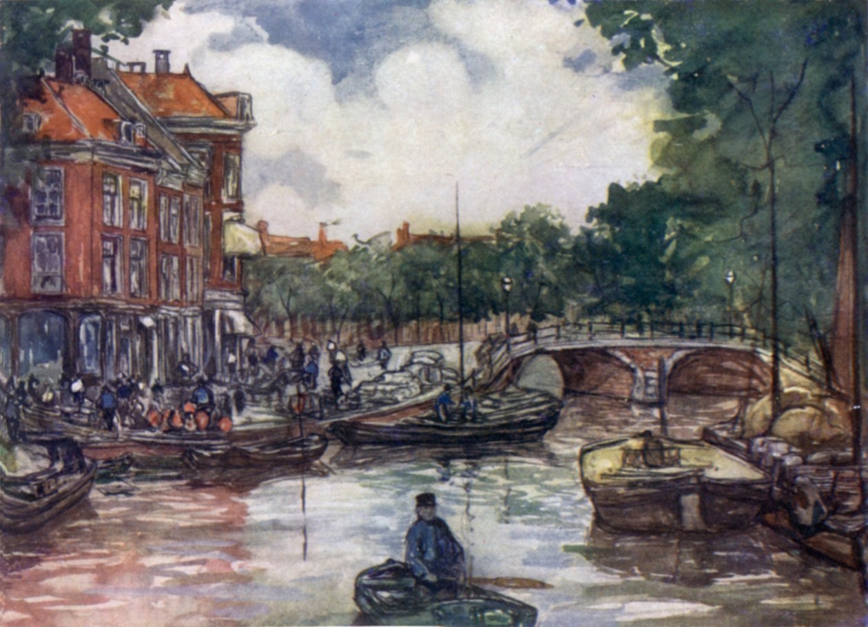 Die Fischbrücke, Leiden von Nico Jungman