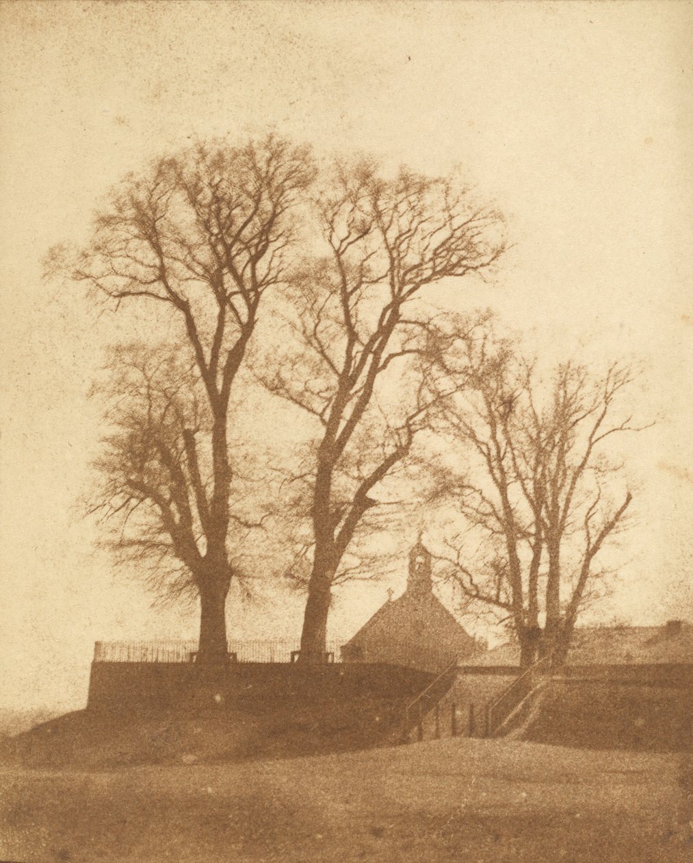 Forbury Hill, Reading, ca. 1845 von Nicolaas Henneman