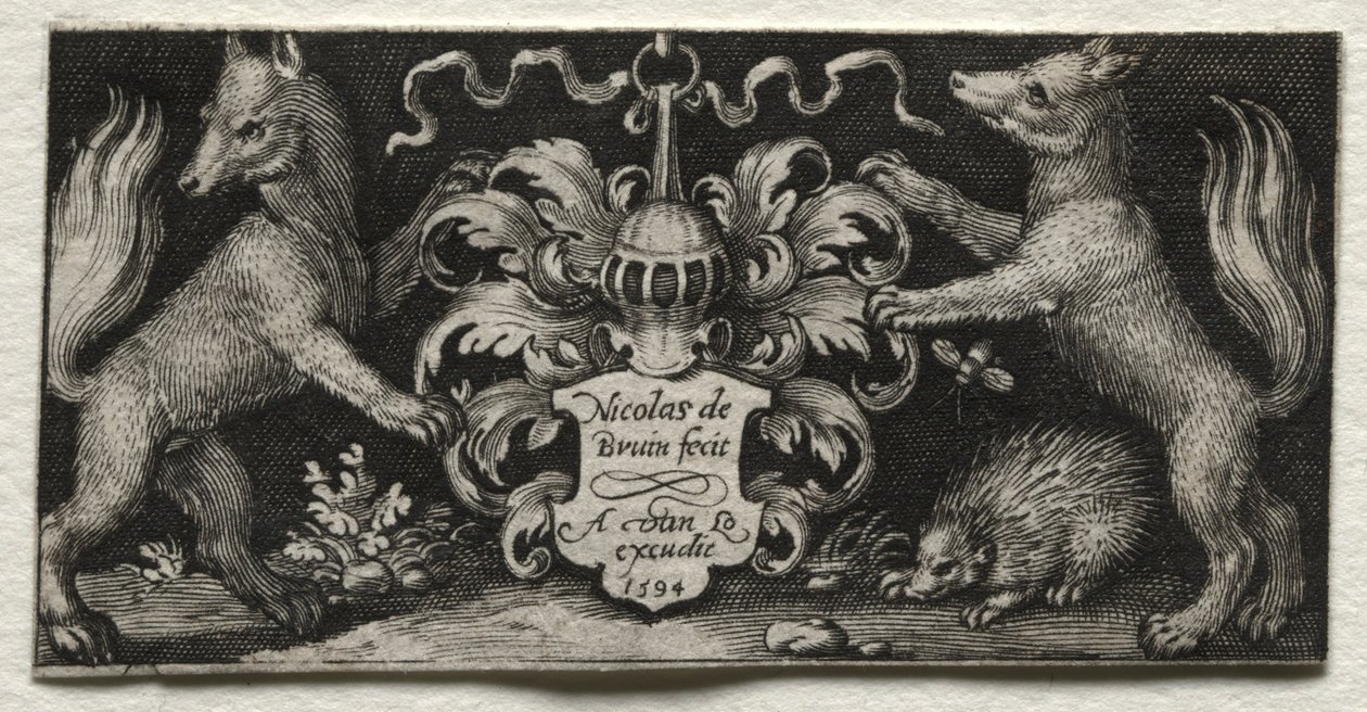 Wappen, 1594 von Nicolaes de Bruyn
