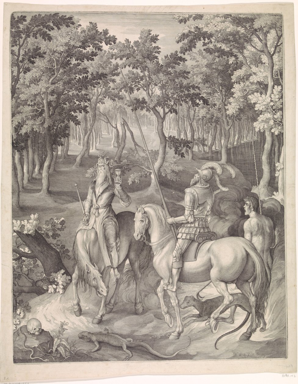 Ritter, Tod und Teufel von Nicolaes de Bruyn