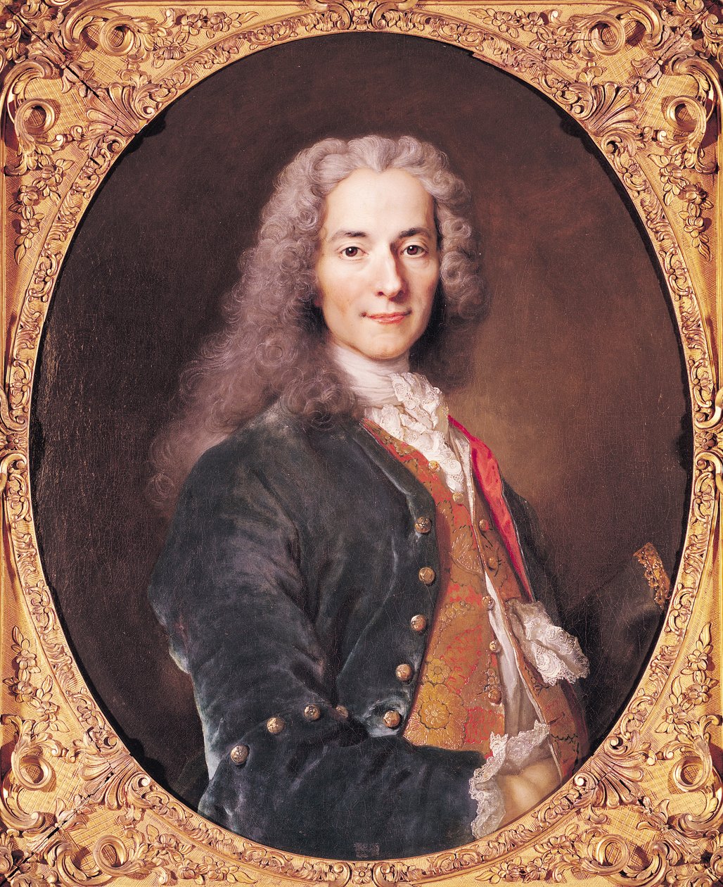 Porträt von Voltaire (1694-1778) im Alter von 23 Jahren, 1728 von Nicolas de Largillière