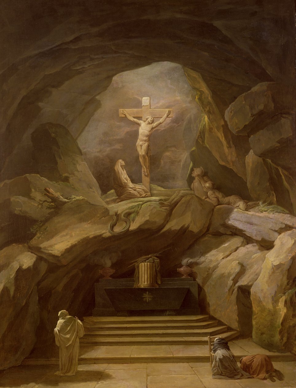 Studie für die Chapelle du Calvaire in der Eglise de Saint-Roch von Nicolas Bernard Lepicie