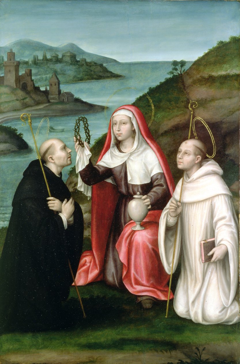 St. Maria Magdalena mit St. Dominikus und St. Bernhard, ca. 1580 von Nicolas Borras