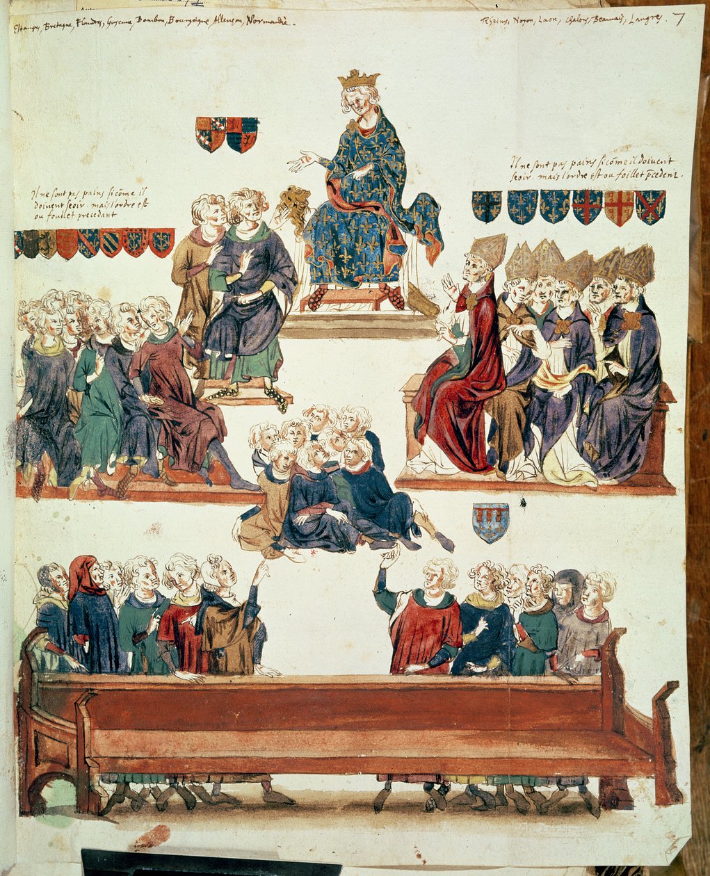 Ms 1796 f.7 Der Prozess von Robert d