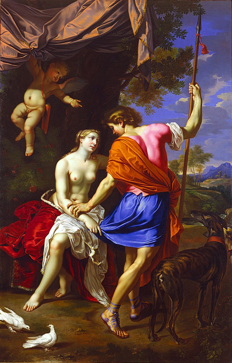 Venus und Adonis von Nicolas Mignard