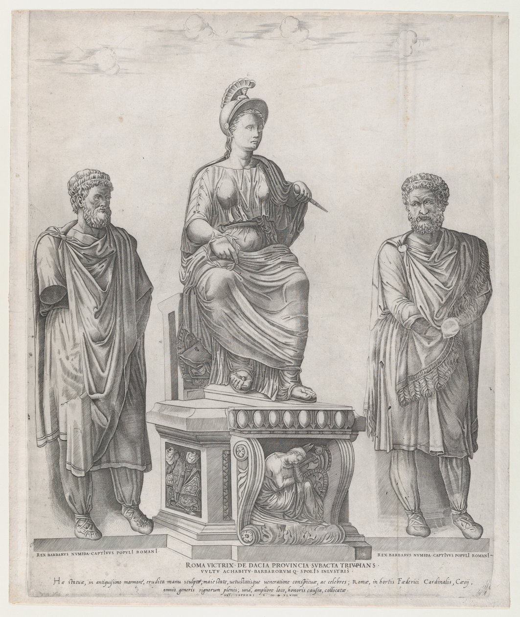 Speculum Romanae Magnificentiae: Roma Victrix, 1549 von Nicolas Beatrizet