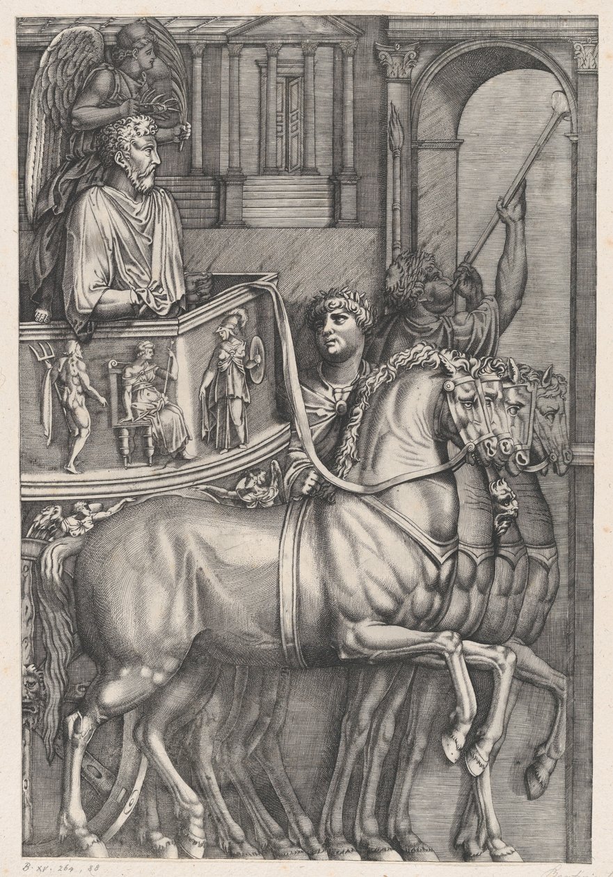 Der Triumph des Marcus Aurelius von Nicolas Beatrizet