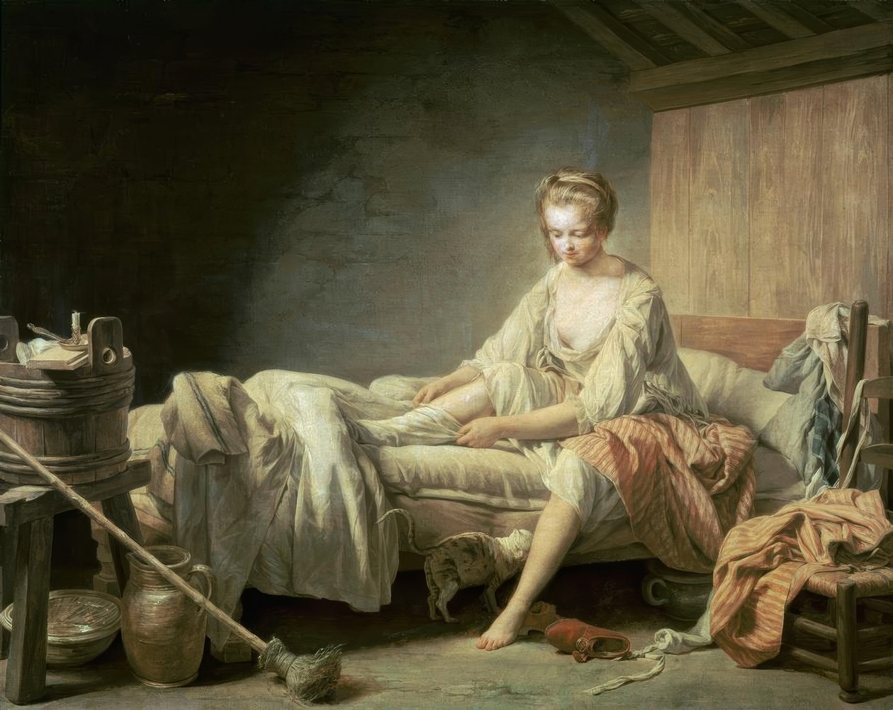 Das Erwachen von Fanchon von Nicolas Bernard Lepicie