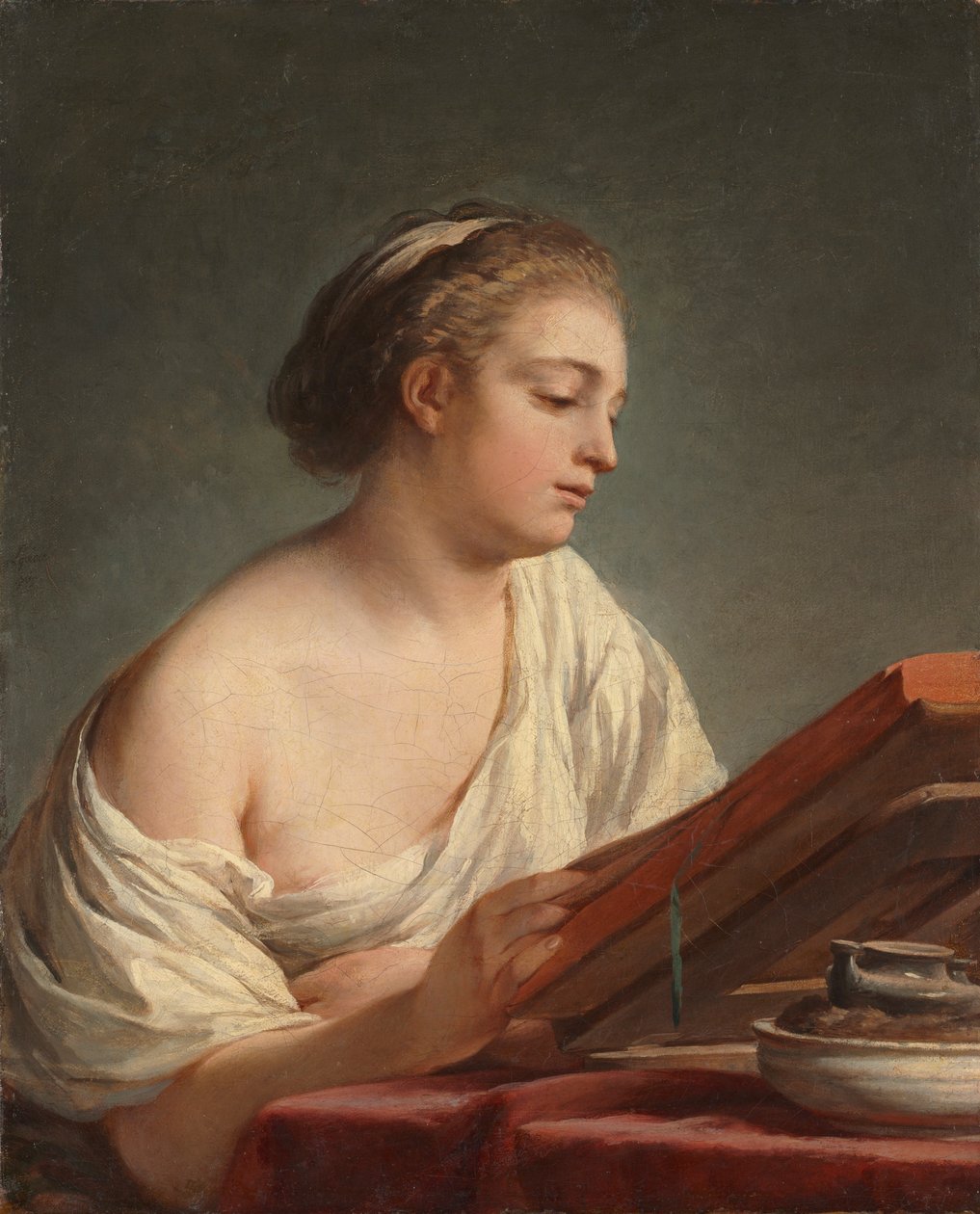 Lesende Frau, 1769 von Nicolas Bernard Lepicie