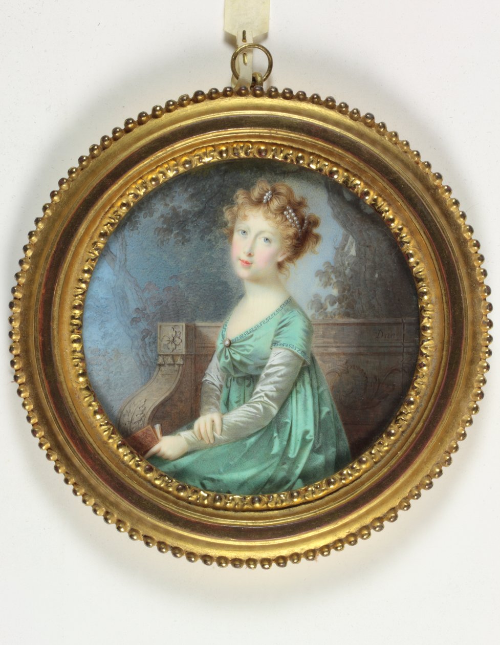 Marie-Antoinette-Therese, Prinzessin der Asturien (Emaille) von Nicolas François Dun