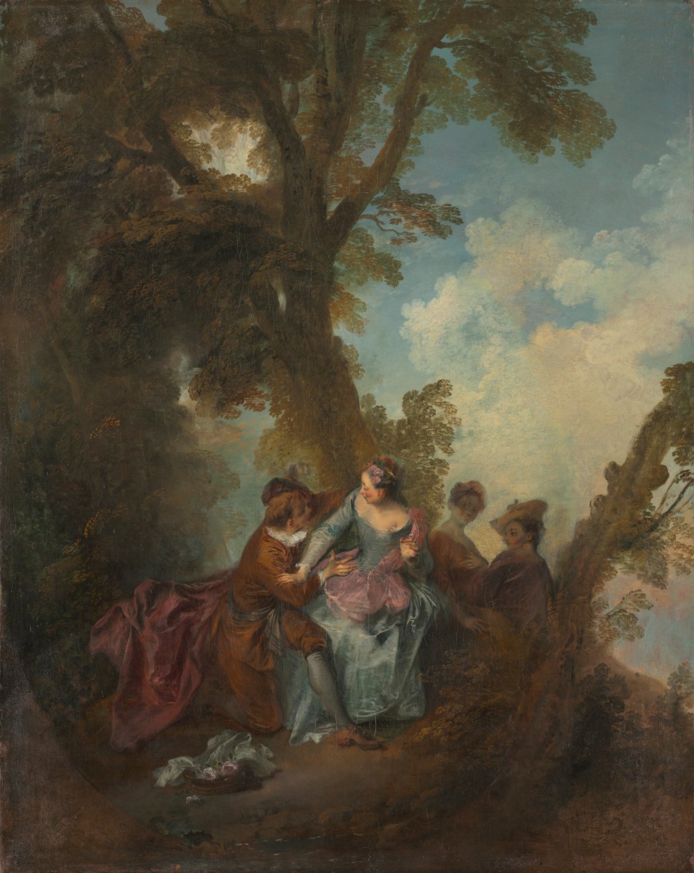 Liebeserklärung, ca. 1720 von Nicolas Lancret