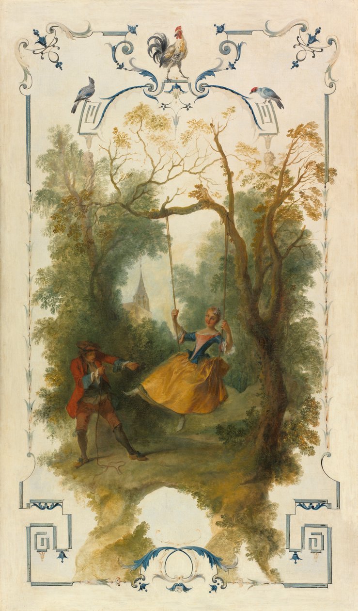 Die Schaukel, ca. 1723-27 von Nicolas Lancret