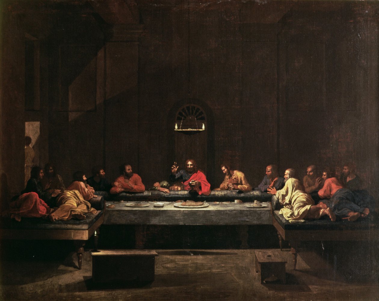 Heilige Eucharistie, ca. 1638-40 von Nicolas Poussin