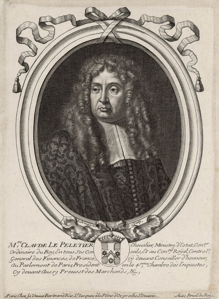 Claude Le Peletier von Nicolas de Larmessin