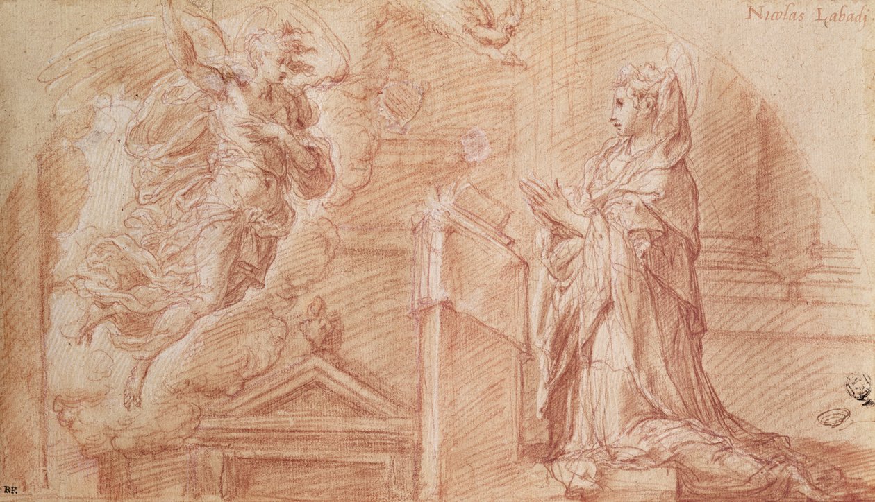 Die Verkündigung von Nicolo dell Abate