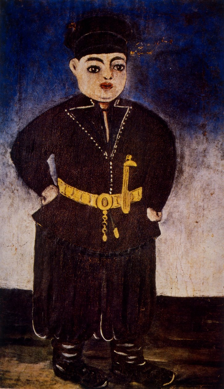Junger Tscherkessenjunge von Niko Pirosmani