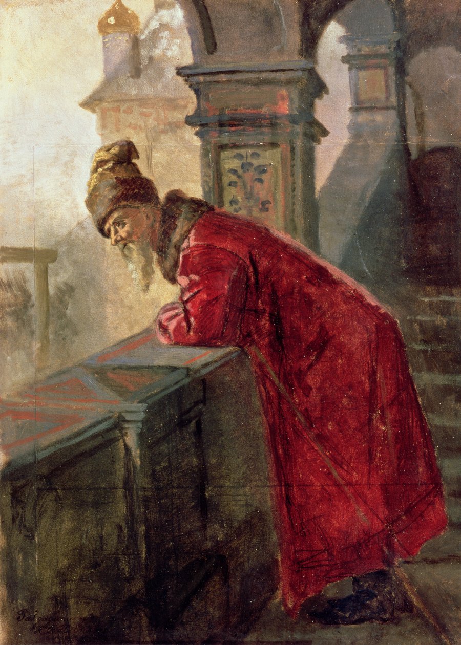Bojar auf der Veranda von Nikolai Vasilievich Nevrev