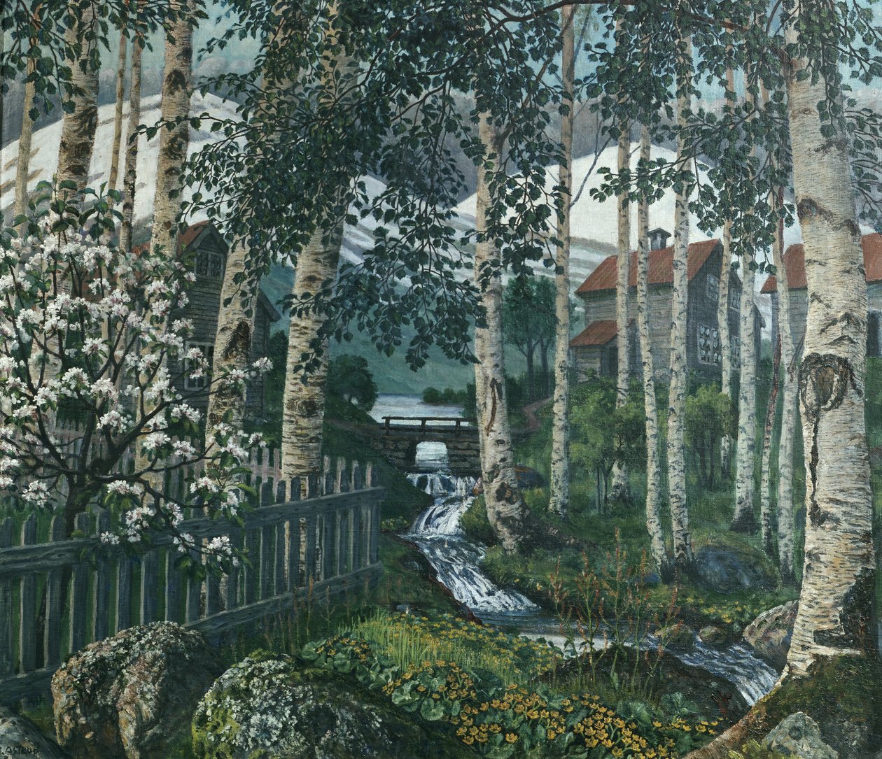 Birken von Nikolai Astrup