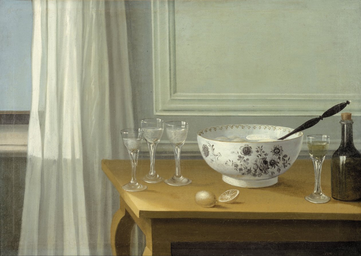 Stillleben mit Bowle von Nils Schillmark