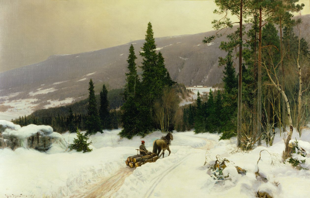 Winter von Nils Hansteen