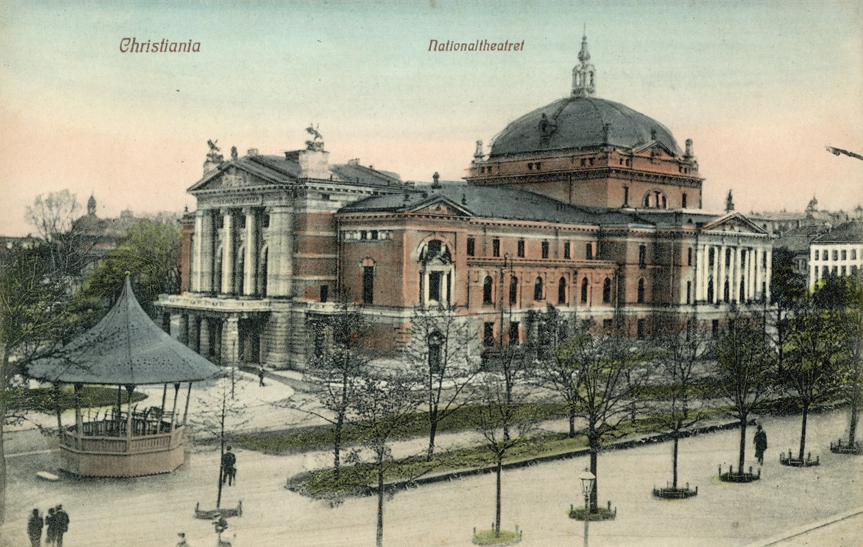 Das Nationaltheater, Oslo, Norwegen von Norwegian Photographer