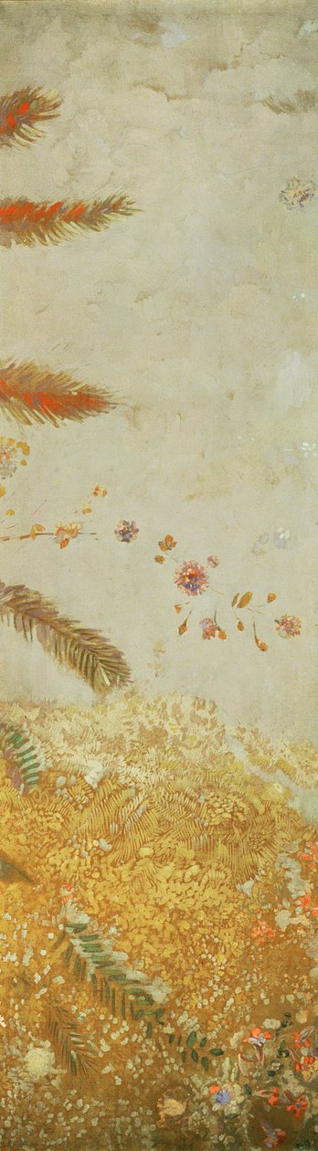 Dekoratives Panel, eines von fünf für Ernest Chausson entworfen, 1902 von Odilon Redon