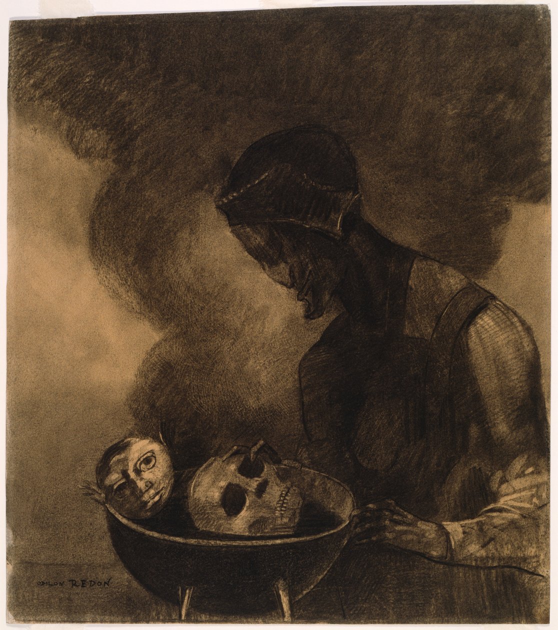Kessel der Zauberin von Odilon Redon